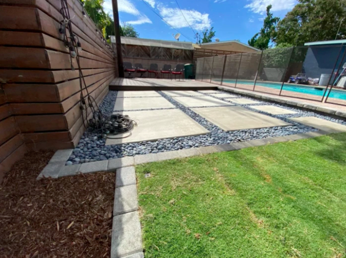 this image shows patio installations in Oxnard, California